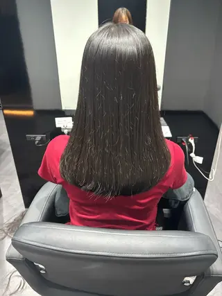 ロング 福島 菜摘のヘアスタイル