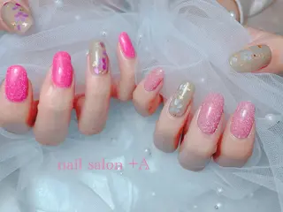 ロング Nail Salon +Aのネイルデザイン
