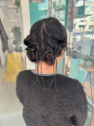 ヘアアレンジ 水島 悠香子のヘアスタイル