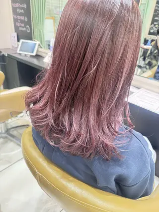 セミロング Yoshitsugi Fukaのヘアスタイル