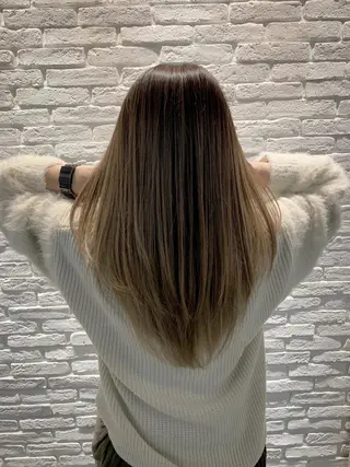 セミロング 松村 総のヘアスタイル