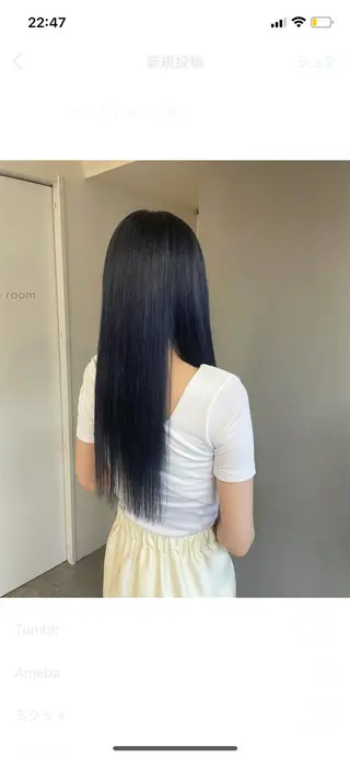 ロング ♡透明感/艶カラー/ M a I ♡のヘアスタイル