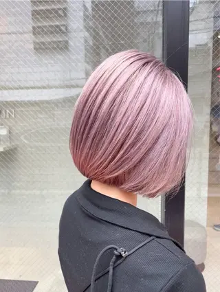 ショート カラー パーマ ヘアアレンジ 大人スタイル 太田のヘアスタイル