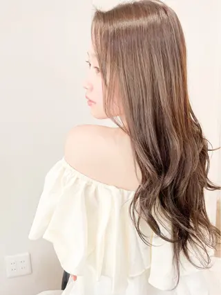 ロング カラー パーマ ヘアアレンジ メンズ miho 🫧sheerカラーのヘアスタイル