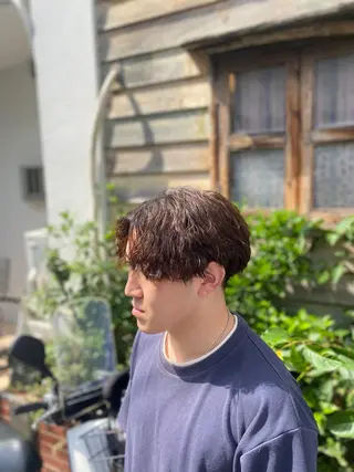 ショート パーマ メンズ 片桐侑哉／メンズ専門 /立石/ショートのヘアスタイル