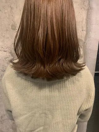ミディアム 西山 紗耶香🪽 透明感カラー/ボブのヘアスタイル
