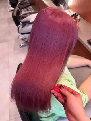 ロング カラー ✨ハイトーンカラー 💫ayumuのヘアスタイル