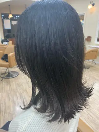 セミロング KAKKY/ショート レイヤー/千種/池下のヘアスタイル