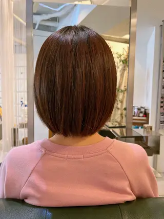 ミディアム 加藤 麻美のヘアスタイル