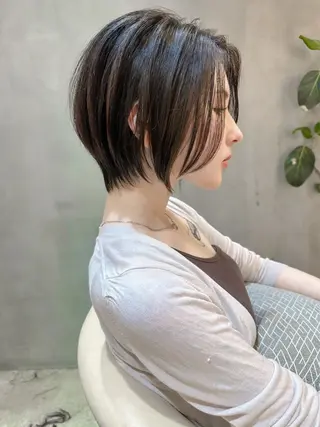 ショート カラー ボブ/ショート/ 縮毛矯正⚜️工藤昴のヘアスタイル