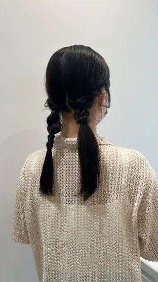 ロング ヘアアレンジ 伊佐治 夕芽のヘアスタイル