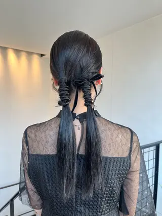 カラー aya/ブリーチ/ ボブ/ショートのヘアスタイル