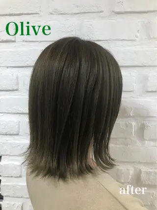 ミディアム カラー 横山 穂高のヘアスタイル