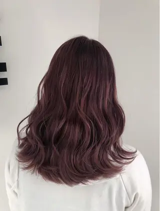 セミロング カラー ヘアアレンジ ♦️最強の似合わせ ♦️店長/高橋のヘアスタイル