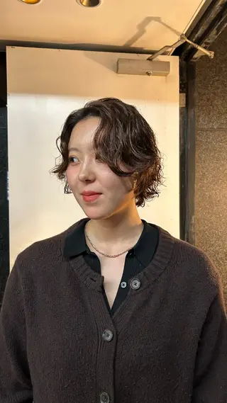 ショート パーマ 🌿ボブ パーマ高橋啓太🌿のヘアスタイル