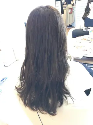 ロング カラー 金子 富士のヘアスタイル