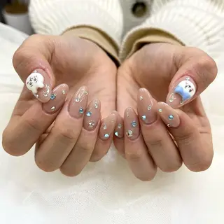 セミロング 池袋痛ネイル Nok. 渡辺のネイルデザイン