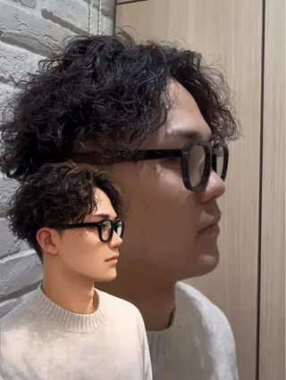 パーマ メンズ メンズパーマ特化型 美容師/荒井海音のヘアスタイル
