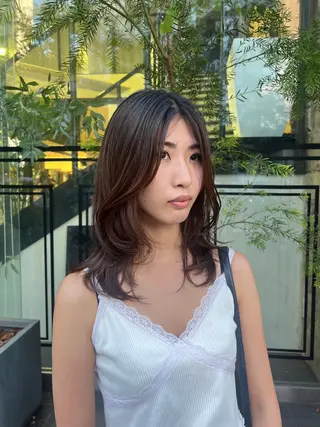 セミロング 🎀レイヤー/ カラー🐕🦺anのヘアスタイル