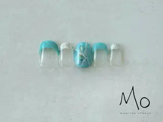 ネイル マミーナオレンジ 須田のネイルデザイン
