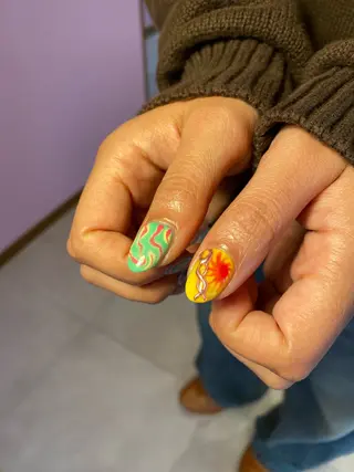 ネイル oichan 𖦹°‧のネイルデザイン