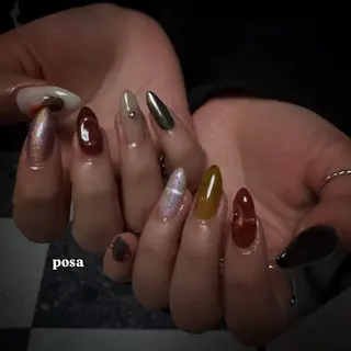 ネイル posa nail モエミのネイルデザイン