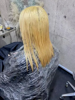 セミロング カラー ⭕️ダメージレス特化 髪質改善🥇丸山憲人のヘアスタイル