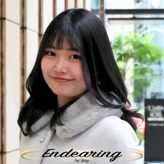 セミロング Endearing 銀座/レイヤーカットのヘアスタイル