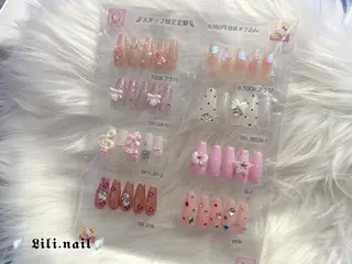 ネイル lili.nail y2k/長さ出しのネイルデザイン