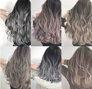 ロング カラー メンズサロン ANSWERのヘアスタイル