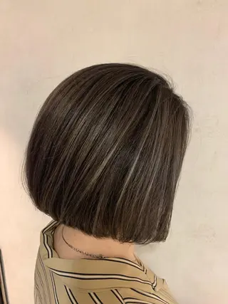 ミディアム 市村 正義のヘアスタイル
