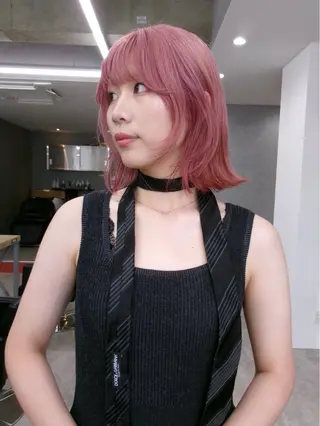 ミディアム aika/パーマ/ ショート/伏見のヘアスタイル