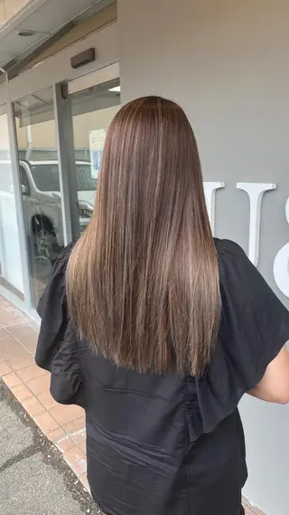 ロング 平田 広大のヘアスタイル