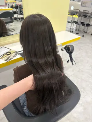 ロング カラー ベージュ×レイヤー 🤎横浜/miu🤎のヘアスタイル