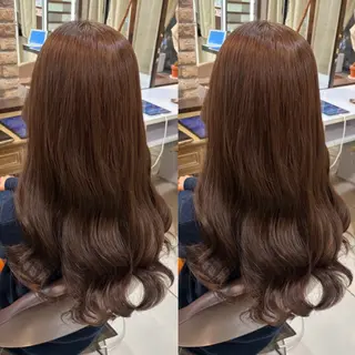 カラー ヘアメ🎀推しカラー 🥣横浜/しほ🧸のヘアスタイル