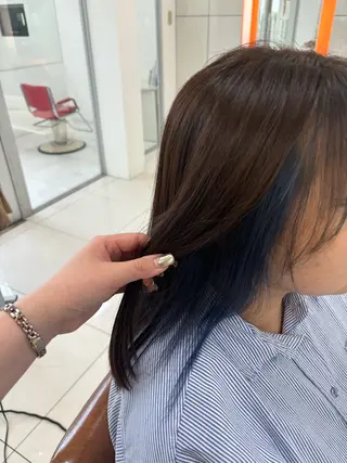 ミディアム カラー 下四日市 翠のヘアスタイル