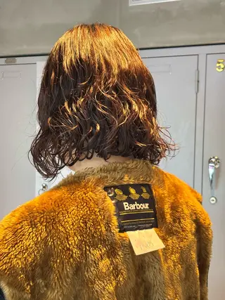 ミディアム パーマ 伊藤 優花のヘアスタイル