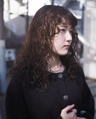 ロング カラー パーマ hemm,hemm.所属・似合わせヘア 💐たかさきかなこのヘアスタイル