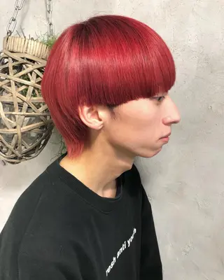ショート カラー ヘアアレンジ 遠藤 拓馬のヘアスタイル