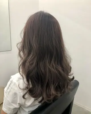 ロング カラー KEPKA ヤマグチ 天神 今泉のヘアスタイル