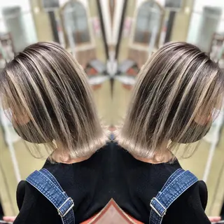 ミディアム Y Uのヘアスタイル