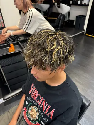 カラー パーマ メンズ ✨メンズ特化✨鈴木 遼太のヘアスタイル