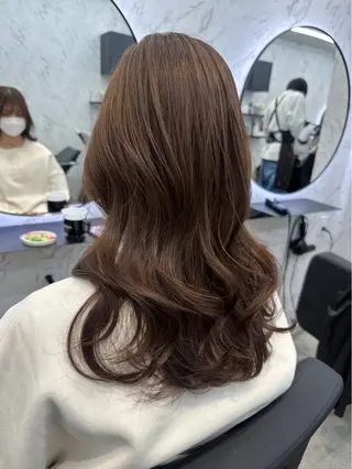 ロング カラー 韓国ヘア🎀 /♡𝓝𝓸𝓪♡のヘアスタイル
