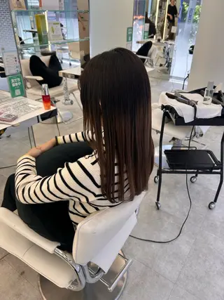 ロング はるか/透明感暗髪 /ヘアアレンジ🤍のヘアスタイル