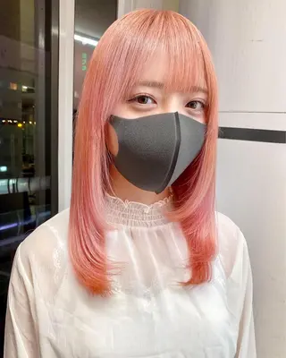 セミロング カラー welring hair salonのヘアスタイル