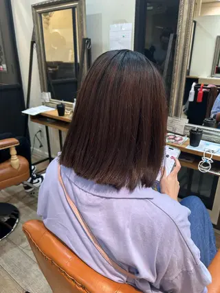 ショート 松尾 遥花のヘアスタイル