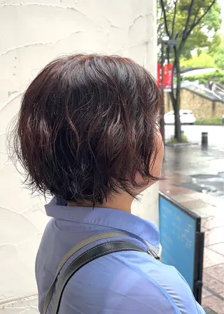 ショート パーマ/髪質改善 【榎本千夏】のヘアスタイル