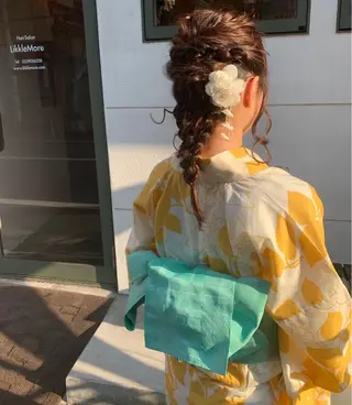 セミロング ヘアアレンジ Sachiko ❤︎Pressのヘアスタイル