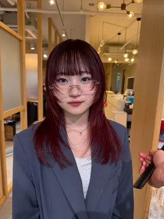 ミディアム カラー “ミニモ最高評価獲得 “代表"Kohei"のヘアスタイル