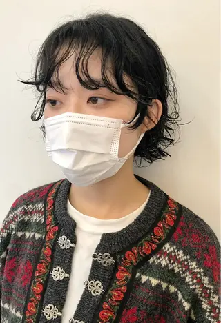 ショート パーマ YUKINA /arte peloのヘアスタイル